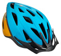 Schwinn Thrasher Helmet for Kids, Blue Orange, Size 50-56 cm for Kids 5-8, Lightweight Microshell, Adjustable Dial & Straps, Int