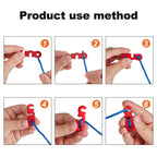 Satinior 20 Pieces Guyline Tensioner Aluminum Alloy Guy Line Cord Adjusters Tent Rope Tensioners Paracord Tensioner For Outdoor