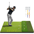 DPFHDCIC Tri-Turf Golf Hitting Mat 6x4ft Extra Large Golf Practice Mat with 20mm EVA Base & 40mm Golf Mats Practice Indoor & Out