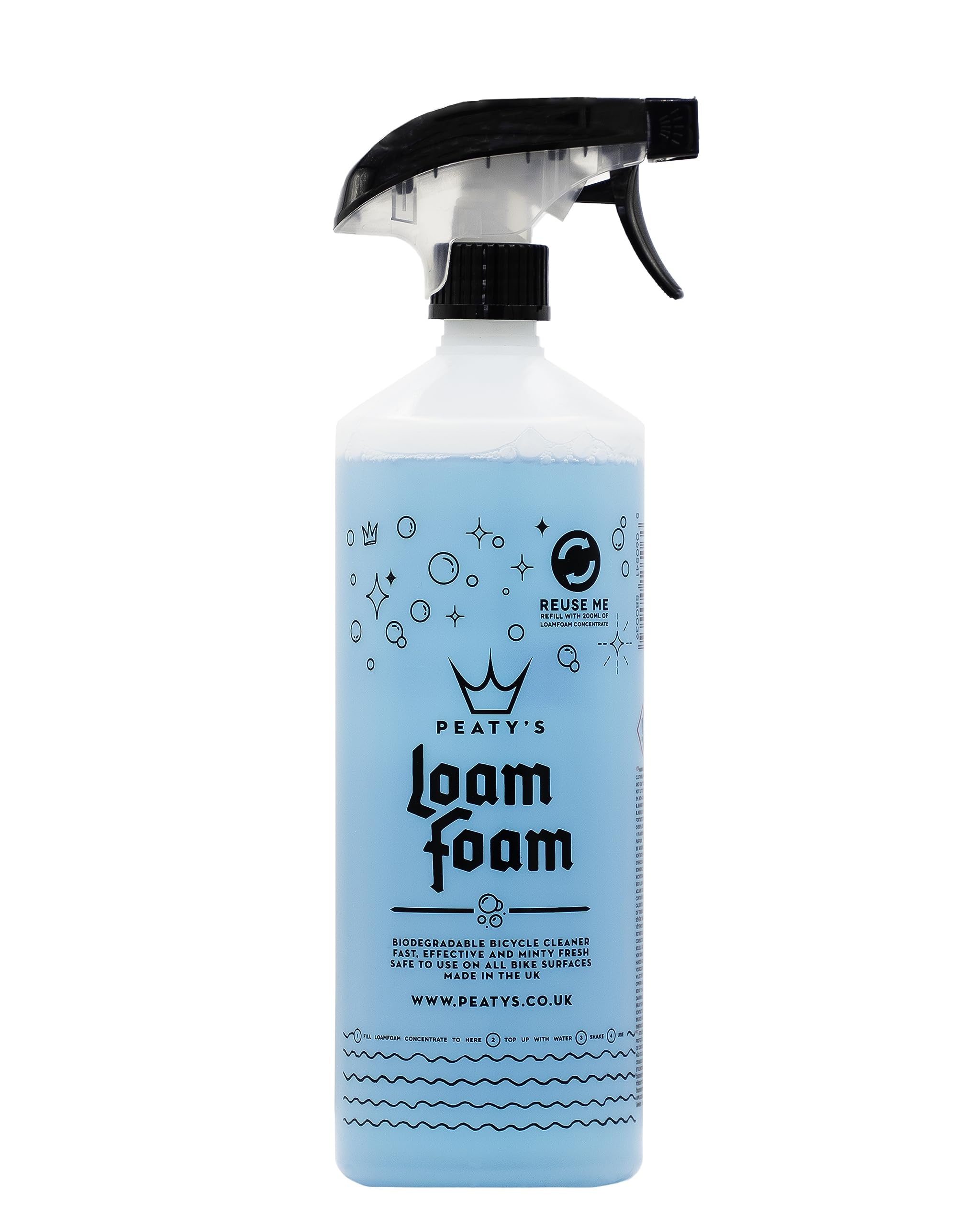 Peatys Loam Foam Professional Grade Bike Cleaner, 1 Liter/ 34 oz.