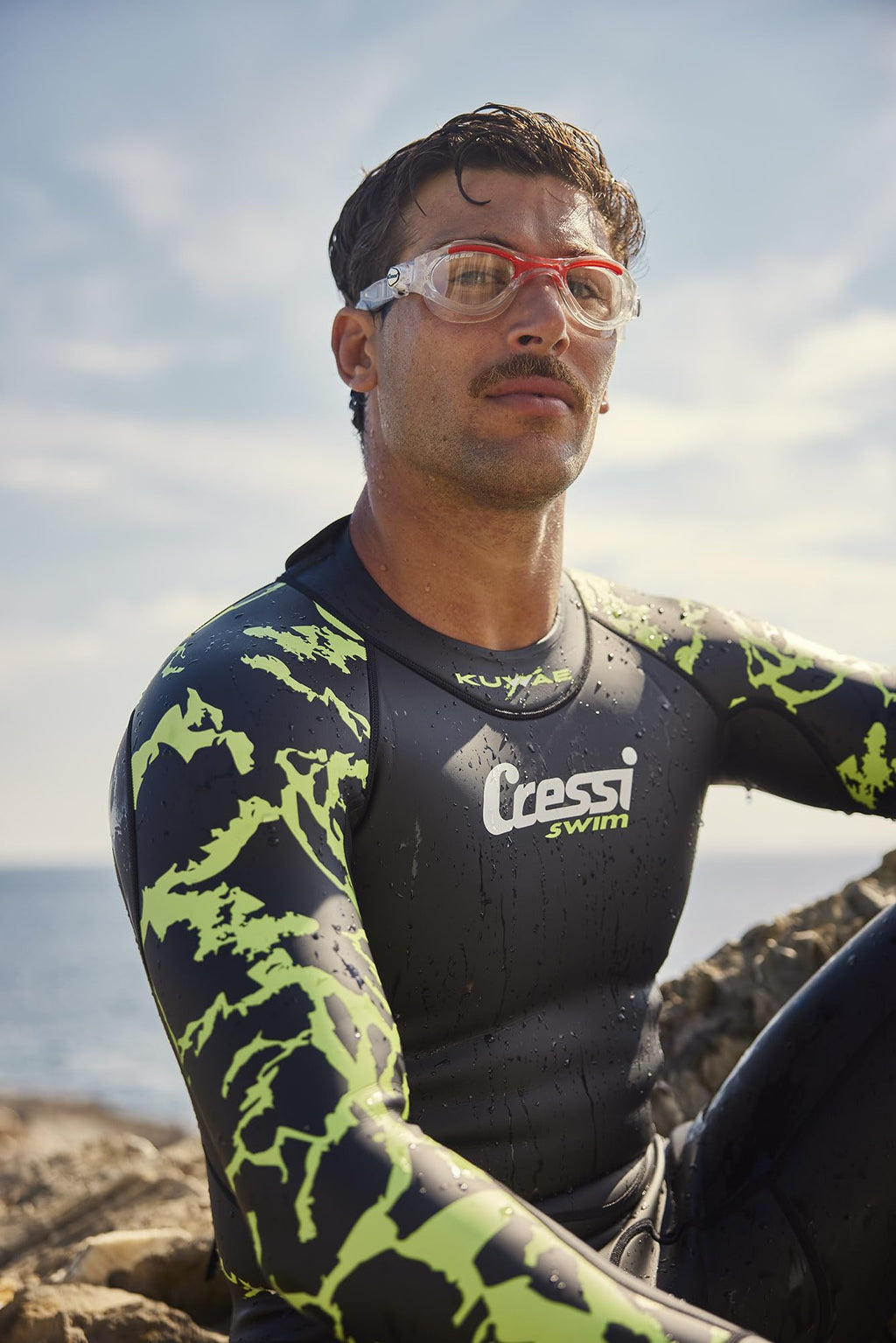 Cressi Flash, Blue/Blue, Clear Lens