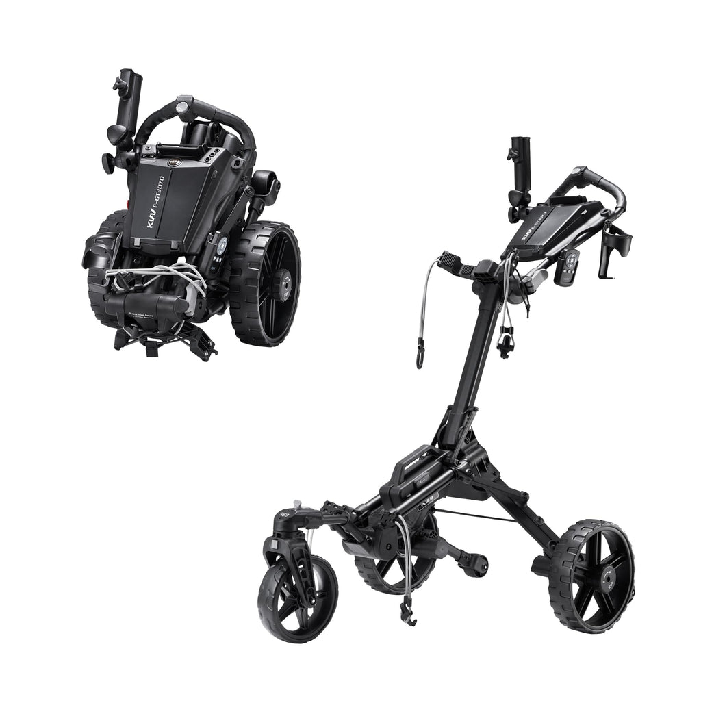 Kvv Electric Golf Push Cart With Remote Control, Smallest Folding Size, Suitable For All Terrains, Lightweight And Super Compact