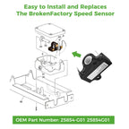 10L0L Golf Cart Inductive Throttle Sensor For Ezgo Electric Golf Carts 1994 & Up 25854G01