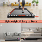 Walking Treadmill Pad, Under Desk Treadmills With Incline For Home Office,2.5 Hp Portable Walking Machine With 265 Lbs, Remote C