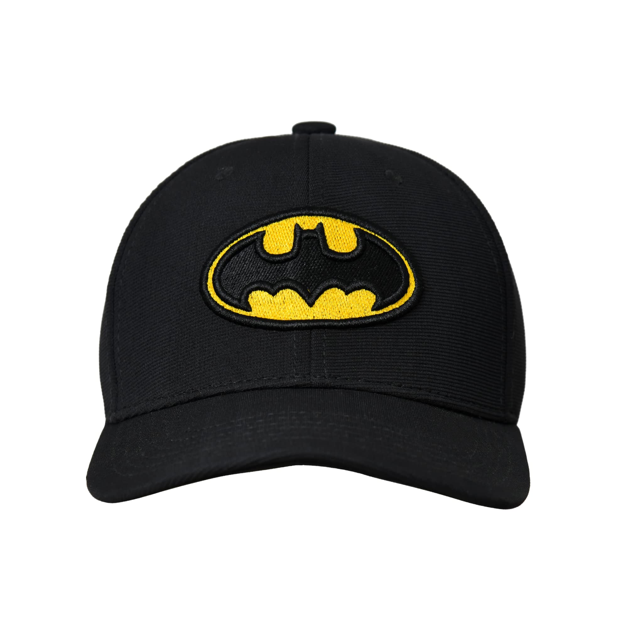 Justice League By Socksxpress Batman Themed HipHop Cap | Black | Structured SixPanel Baseball | Officially Licensed Merchandis