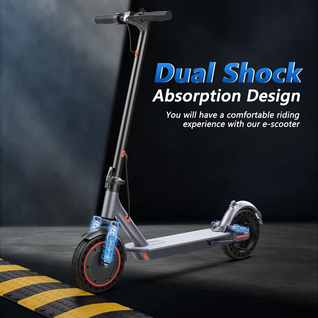 MAXSHOT Electric Scooter for Adults, 8.5/10/14 Tires, 19/22Mph, 350W/500W Motor, 21-28 Miles Range, Folding E-Scooter with Dual