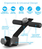 Aduro Sport Doorway Sit-Up Exercise Bar, Adjustable Reinforced Steel With Padded Ankle Bar, Perfect For Home Work Or Travel - Fi