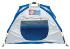 Rio Brands Beach Total Sun Block Upf 50+ Baby Sun Shade Pop-Up Beach Shelter, Silver, 62'' X 41'' X 36'' (Atsbsd103-2019-1)