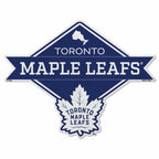 Rico Industries Nhl Toronto Maple Leafs Diamond Shape Cut Pennant - Home And Living Room D  Cor - Soft Felt Ez To Hang