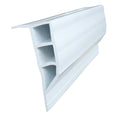 Dock Edge + Full Face PVC 3 x 8 Profile Dock Guard, White, 24