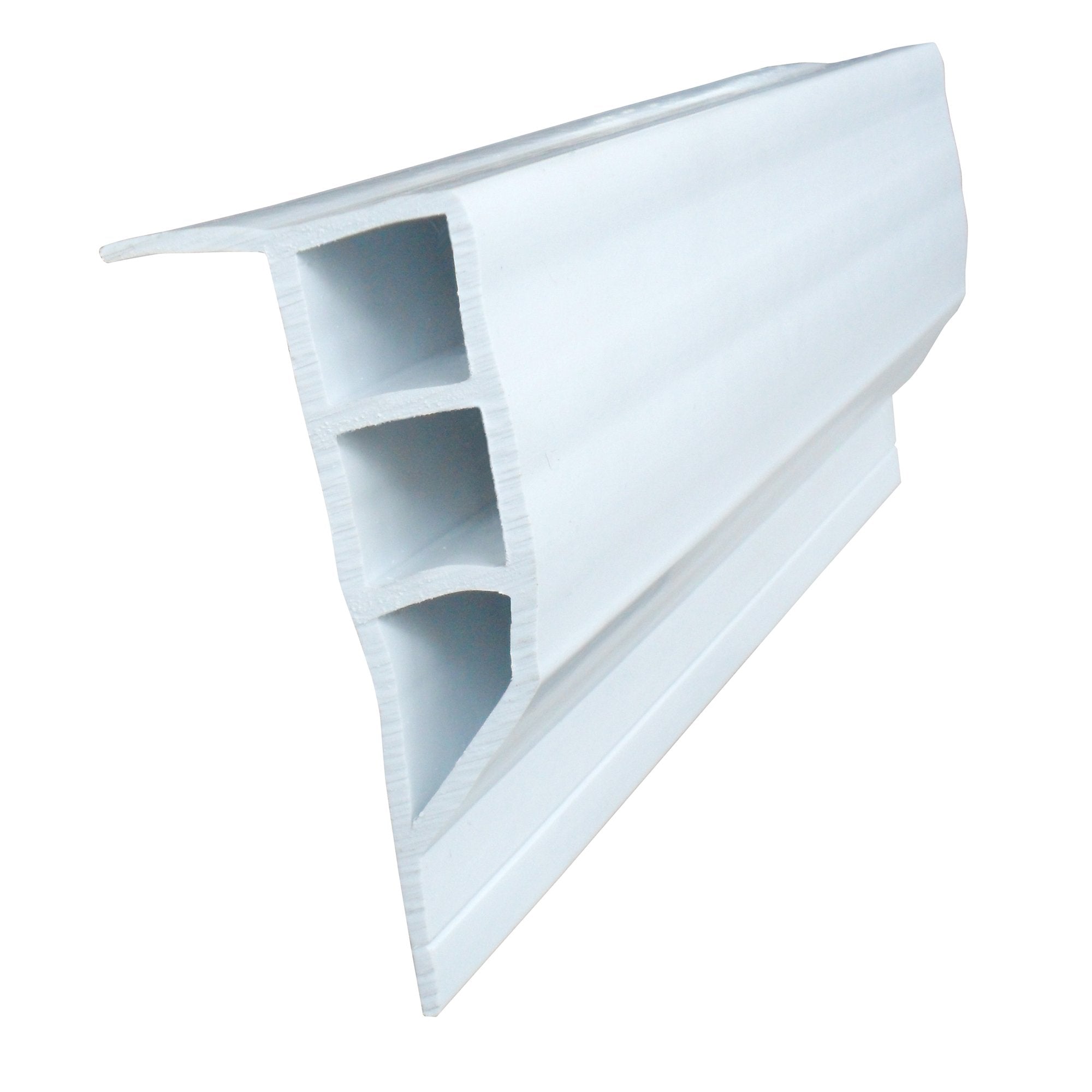 Dock Edge + Full Face PVC 3 x 8 Profile Dock Guard, White, 24