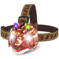 Triceratops LED Headlamp Dinosaur Headlamp for Kids Camping Gear Essentials Dinosaur Toy Headlights Flashlight for Boys Girls or