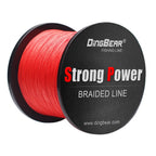 Dingbear 437Yd/400M 65Lb/0.37Mm Red Super Strong Pull Generic Braided Fishing Line Kite Line Woven Network Cable Cast Super Stre