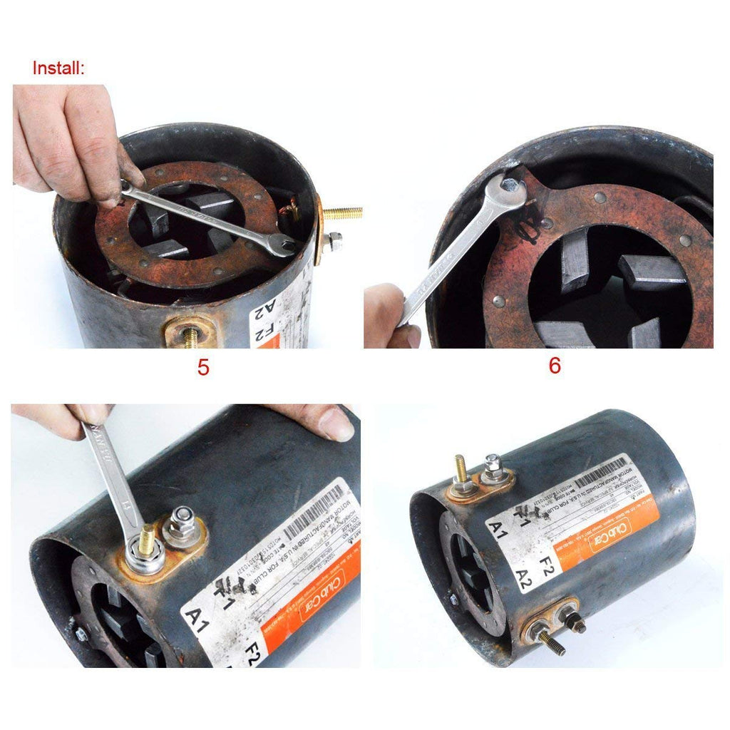 Drive-Up 48 36 Volt Motor Brush Kit,Fits 1994-Up Club Car And Yamaha G8 G9 G14 G16, G.E Electric Golf Cart