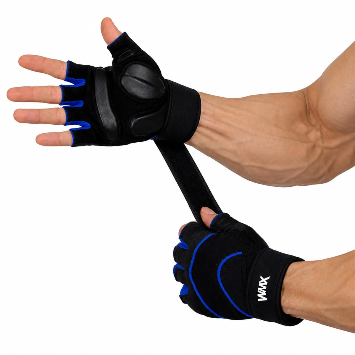 NEVER LOSE Padded Weight Lifting Gloves, Gym Gloves, Workout Gloves with Builtin Exercise Gloves for Cross Training, Pull Ups, 