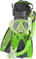 Cressi Tonga Pro Dry Set, Lime, S/M