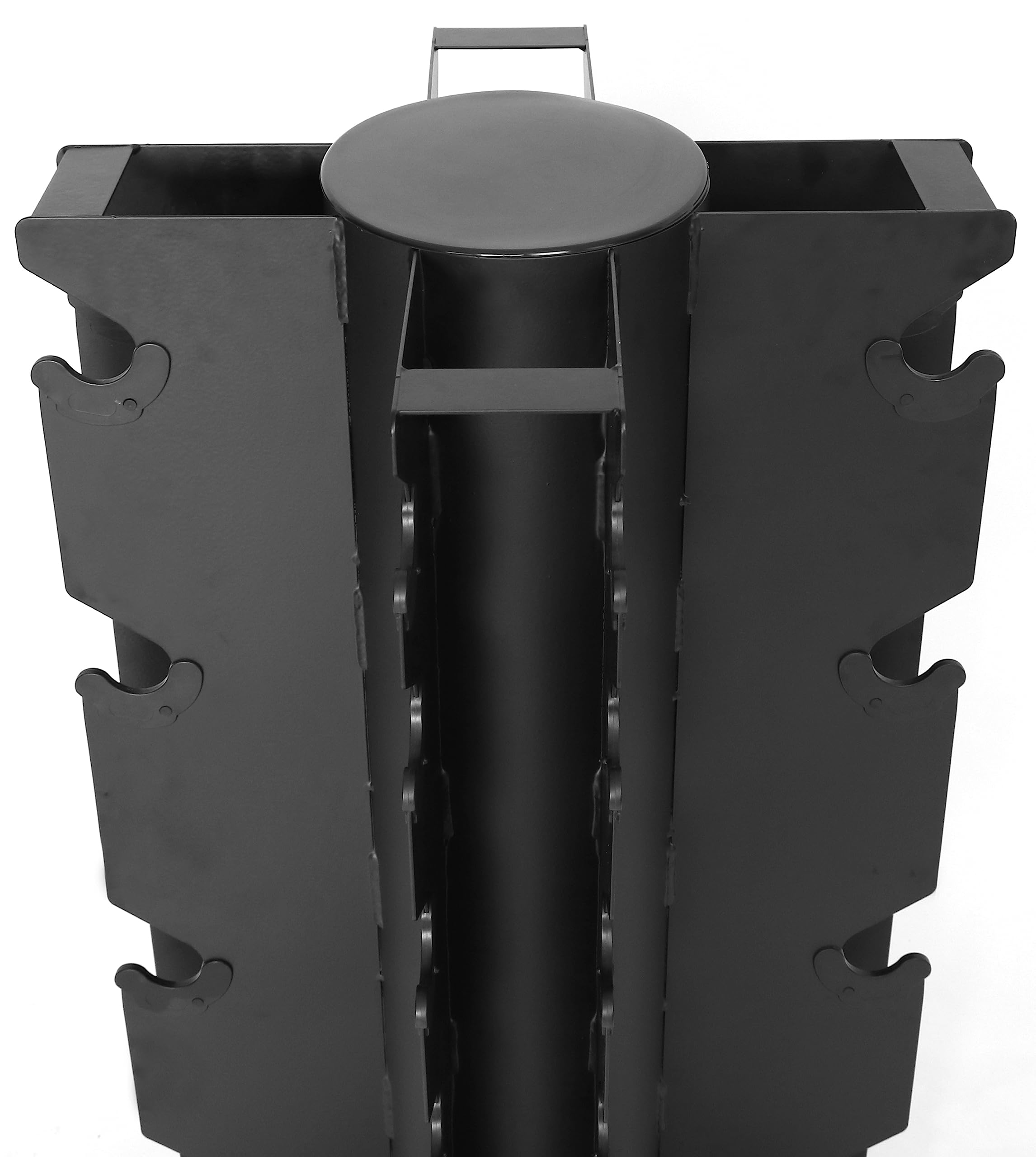 Fitvids Dumbbell Rack Multifunctional Weight Stand For Home Gym, Spinnable And Vertical, 1000-Pound Capacity
