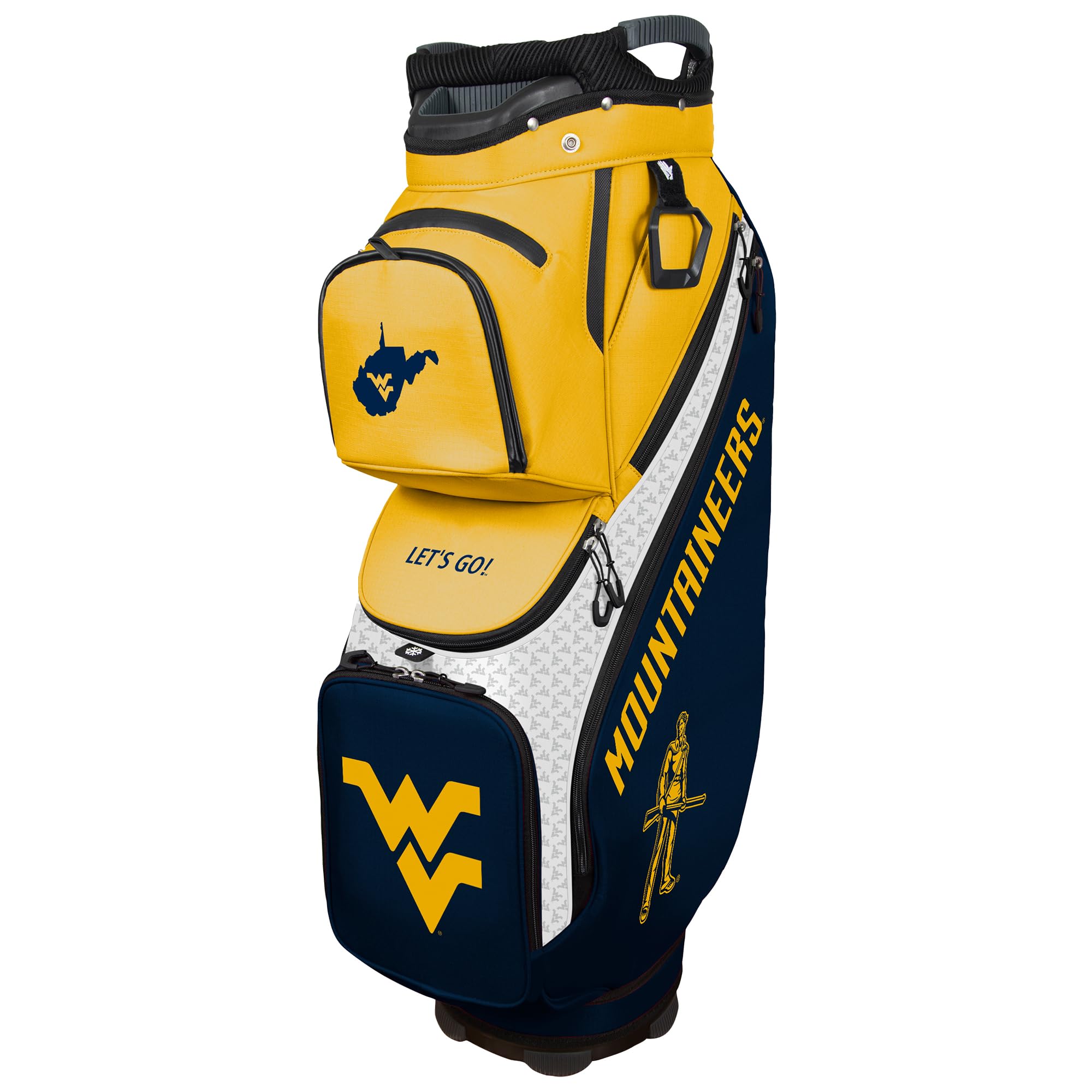 Team Effort Clubhouse Cooler Cart Bag NCAA West Virginia Mountaineers