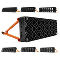 VEVOR Upgrade Soccer Rebounder Board, Mult-Adjustable Angles Portable Soccer Rebound Wall, Foldable Kickback Board, Soccer Pract