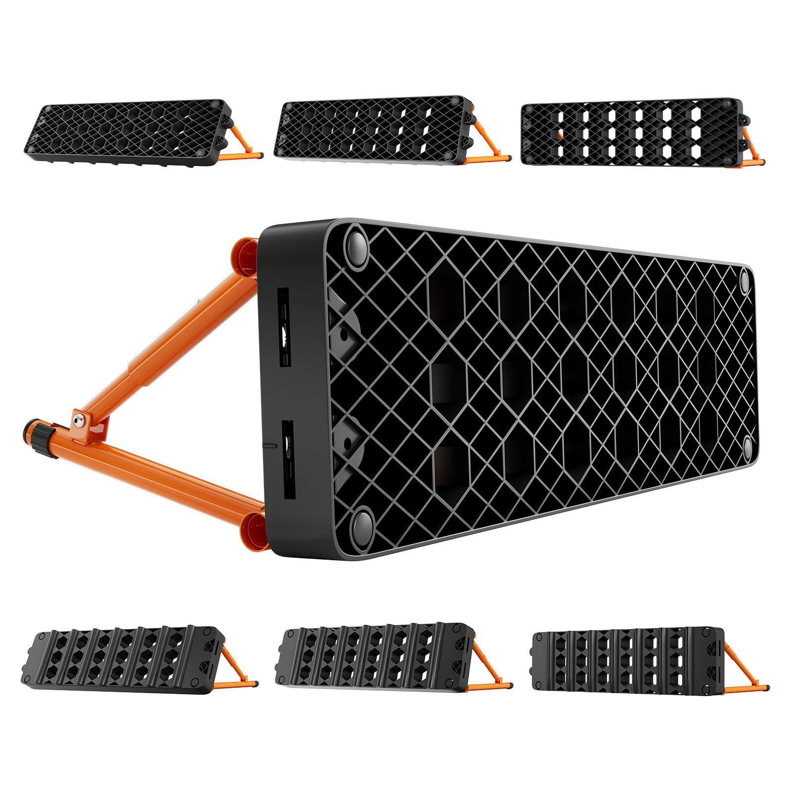 VEVOR Upgrade Soccer Rebounder Board, Mult-Adjustable Angles Portable Soccer Rebound Wall, Foldable Kickback Board, Soccer Pract