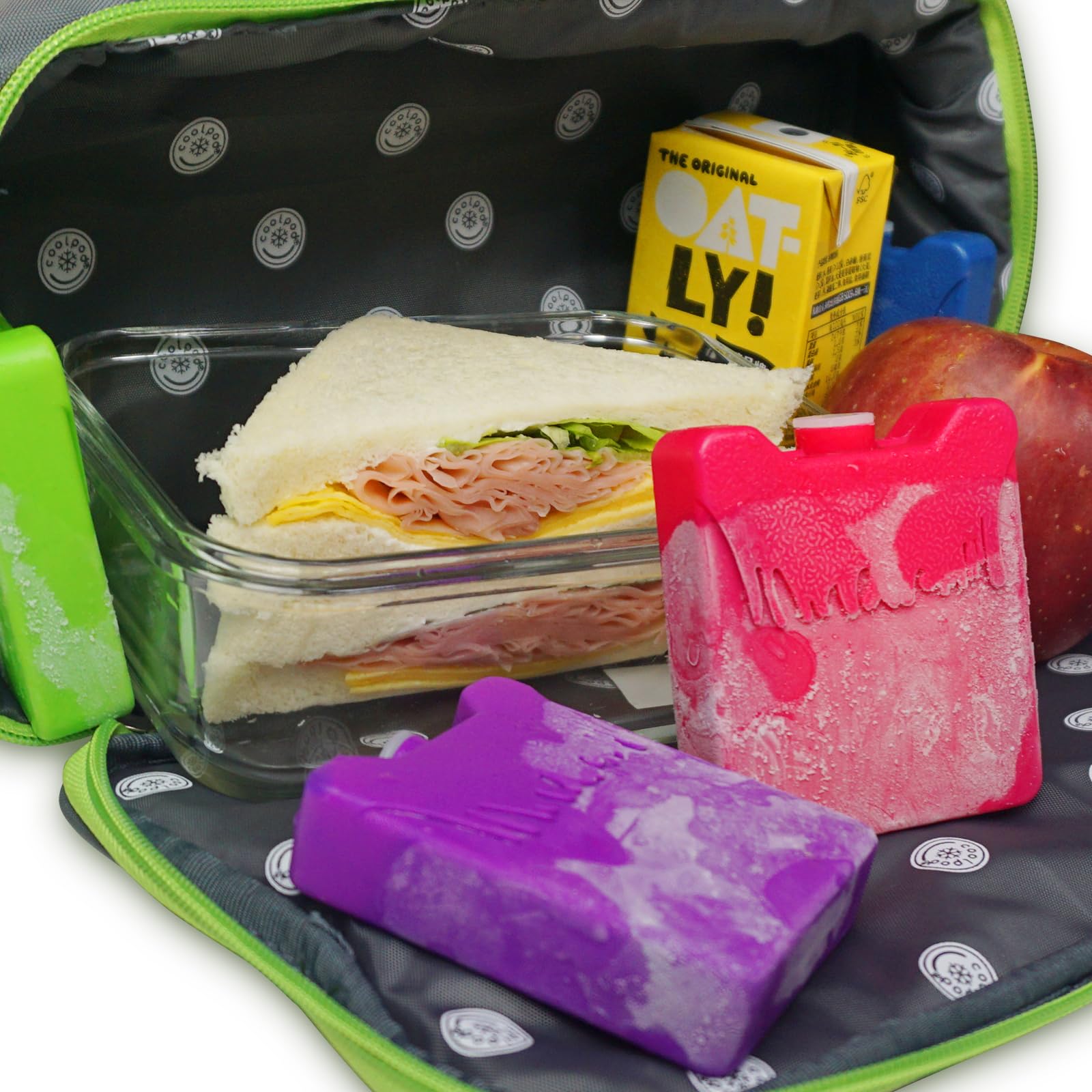 World-Bio Ice Packs For Lunch Box Kids, Reusable Small Ice Packs For Kids Insulated Lunch Bag, Bento Box, Freezer Blocks For Coo