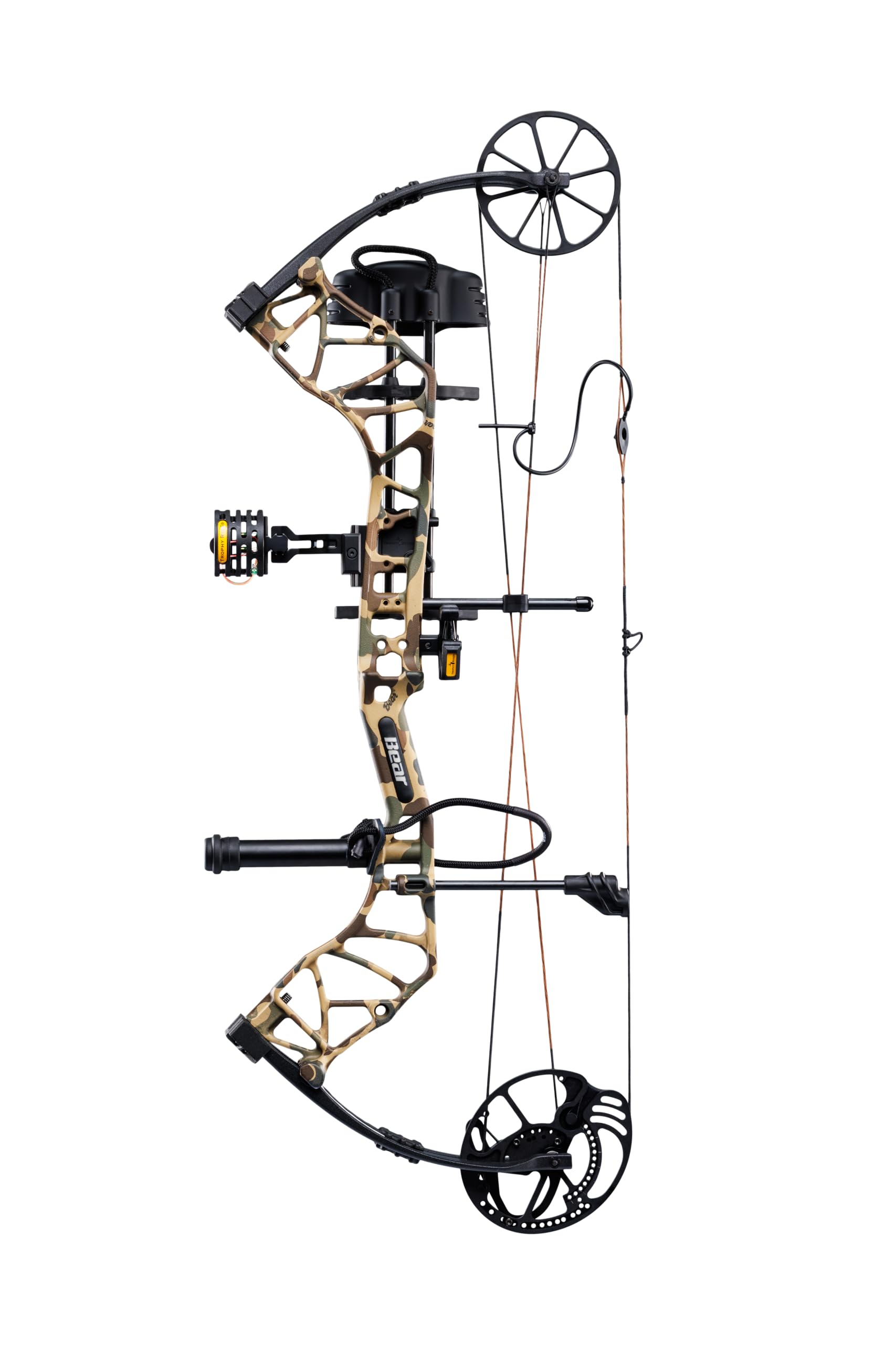 Bear Species XT Ready to Hunt Compound Archery Bow, 70lb. Draw Weight, Right Hand, Fred Bear/Black