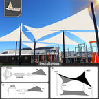Love Story 195 X2211 Rectangle Dark Grey Sun Shade Sail Canopy Uv Block Awning For Outdoor Patio Garden Backyard