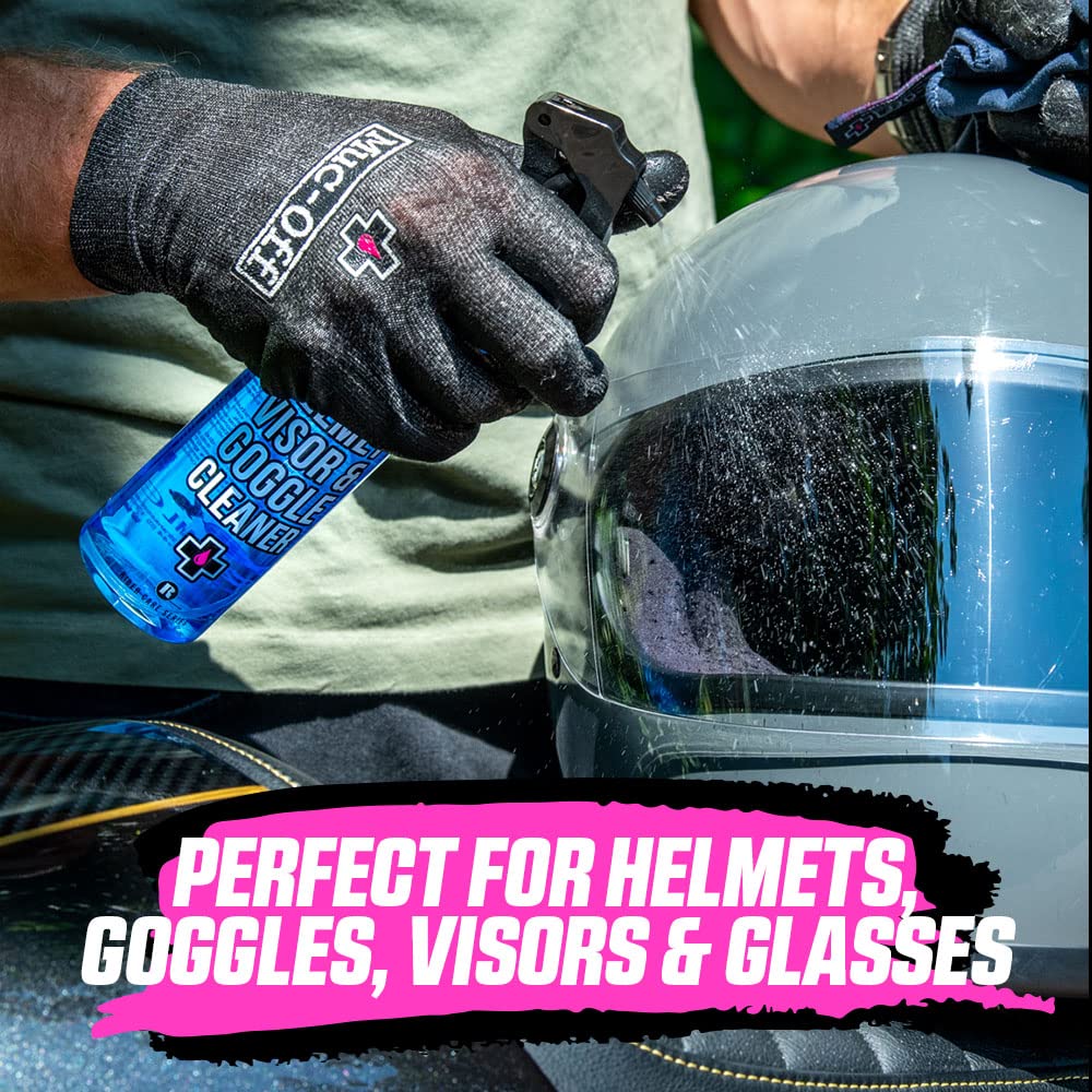 Muc Off Visor, Lens, And Goggle Cleaner Blue, 250Ml