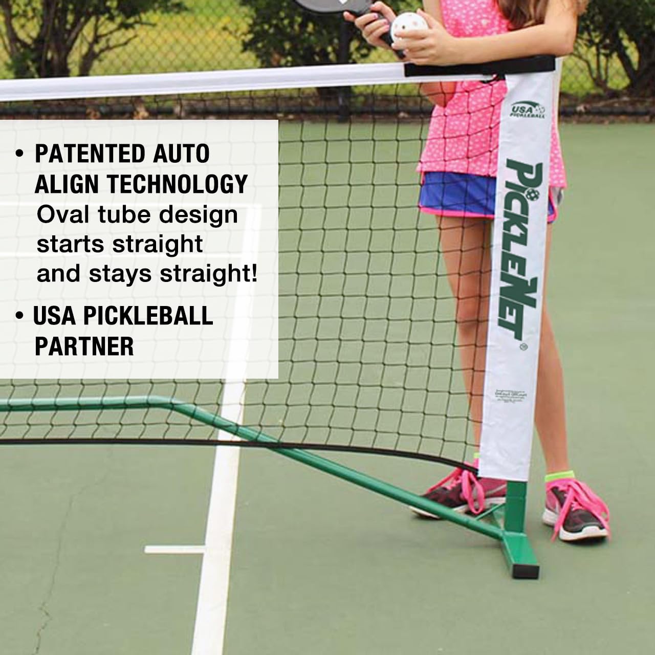 Picklenet - Portable Pickleball Net Official Size | Bag Included | Easy And Fast Assembly | Indoor & Outdoor Use | Heavy Duty Po