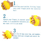Finger Ball Exerciser Grip Stress Ball, Silicone, Strength Squeeze For Hand, Finger Grip Strengthening Exercise For Hand