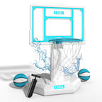 Igl Dunksplash Elite Pool Basketball Hoop, Swimming Pool Basketball Hoop Poolside With 32 In Pc Backboard, Stainless Steel Rim P