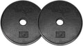 Yes4All 1-Inch Cast Iron Weight Plates For Dumbbells - Standard Weight Disc Plates, 7.5 Pound (Pack Of 2)