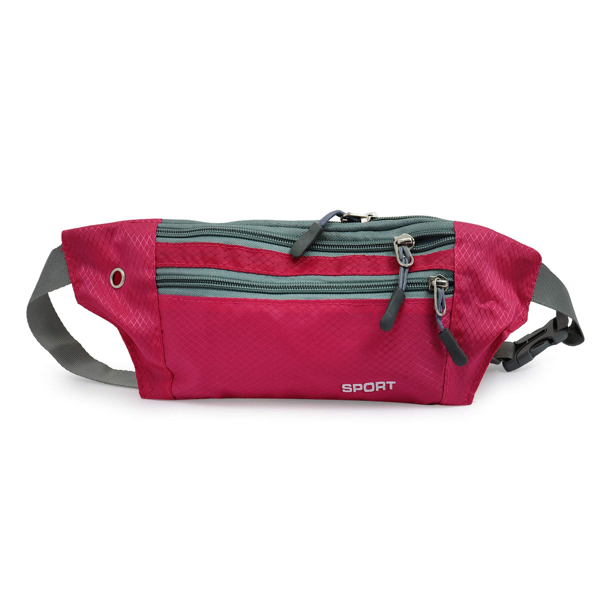 Xcluma Men Women Unisex Pouch Sport Bum Waist Bag Chest Shoulder Pack Travel Handy Wallet Belt Zip Running Hiking Waterproof Out
