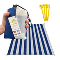 Hzjoyue Outdoor Blanket (71 X 55) -Compact, Lightweight, Sand Proof Pocket Blanket Best Mat For The Beach, Hiking, Travel, Campi