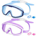 Freela Swim Goggles for Kids 6-14 4-7 8-12 3-6 2-4 3-5 3-10 4-8, Boys Girls Swimming Goggles Anti Fog UV Protection Waterproof N