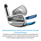 Callaway Golf Paradym Ai Smoke Individual Iron (Left Hand, Gap Wedge, Graphite, Regular)