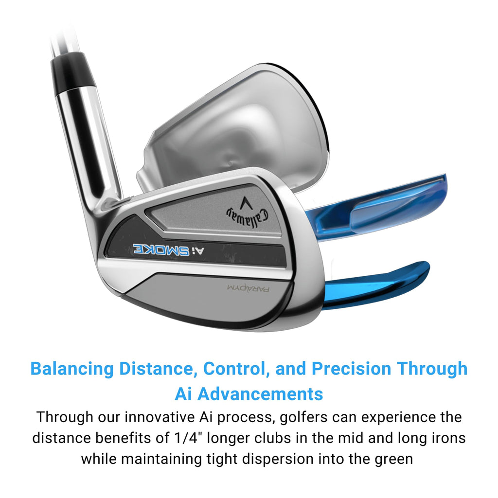 Callaway Golf Paradym Ai Smoke Individual Iron (Left Hand, Sand Wedge, Steel, Regular)