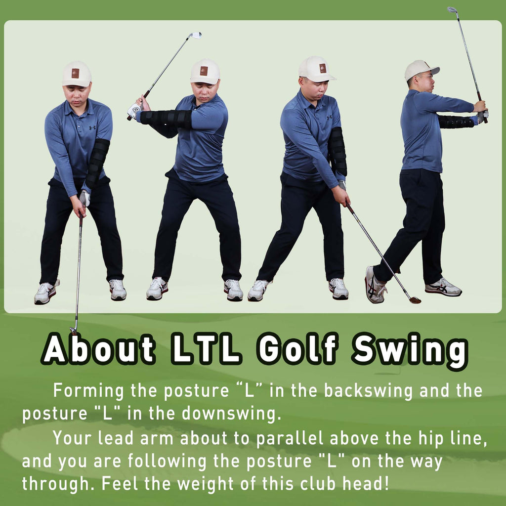 Golf Swing Training Elbow Brace, Straight And Turn Arm Golf Swing Trainer Golf Swing Trainer, Perfect For Amend Chicken Wings An