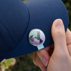 Graphics & More Hummingbird Crowned Woodnymph Purple Violet Golf Hat Clip With Magnetic Ball Marker