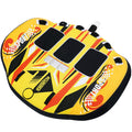 Towable Tube for Boating, 85  1-3 Person U-Shaped Boat Tubes for Tubing with 0.65mm PVC & Reinforced Nylon, Inflatable Water Tub