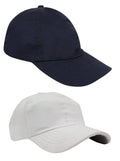 Zacharias MenS Cotton Baseball Cap Blue & White Free Size Pack Of 2