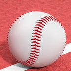 Omyopy 12 Pack Blank Hard Baseballs Solid Cork Core, 9 Inch Baseball Balls Unmarked Autographs Baseball For League Play, Pitchin