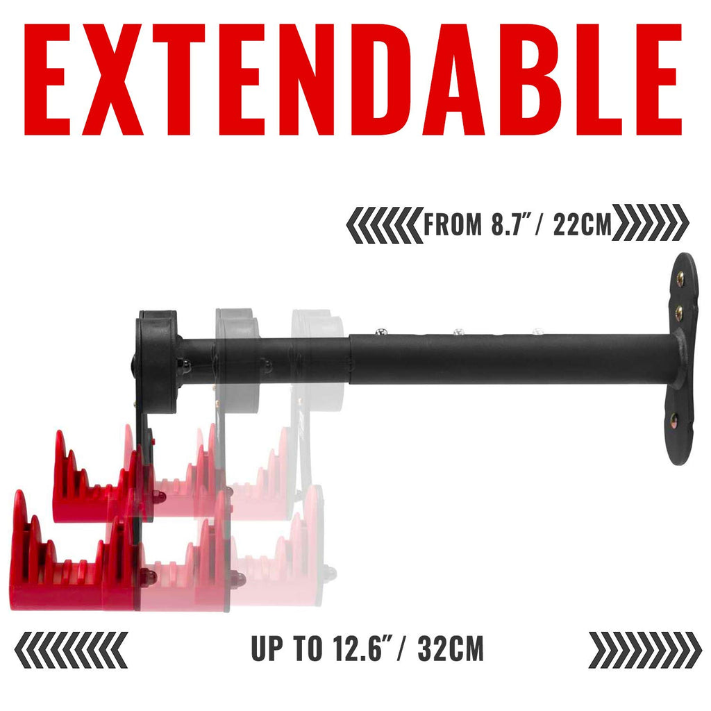 Pro Bike Tool Bike Wall Mount - Horizontal Indoor Bike Rack For 1 Bicycle - Bike Rack Garage - Safe And Secure Bike Hook For Roa