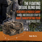 Alps Outdoorz Deluxe Floating Blind Bag - Standard Size, Realtree Max-7 - Waterproof Hunting Duffel Bag, With Removable Dividers