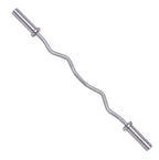 Signature Fitness Standard Olympic Super Curl Barbell Curl Bar Threaded Curl Bar, 48 Inch, New-Cb4S