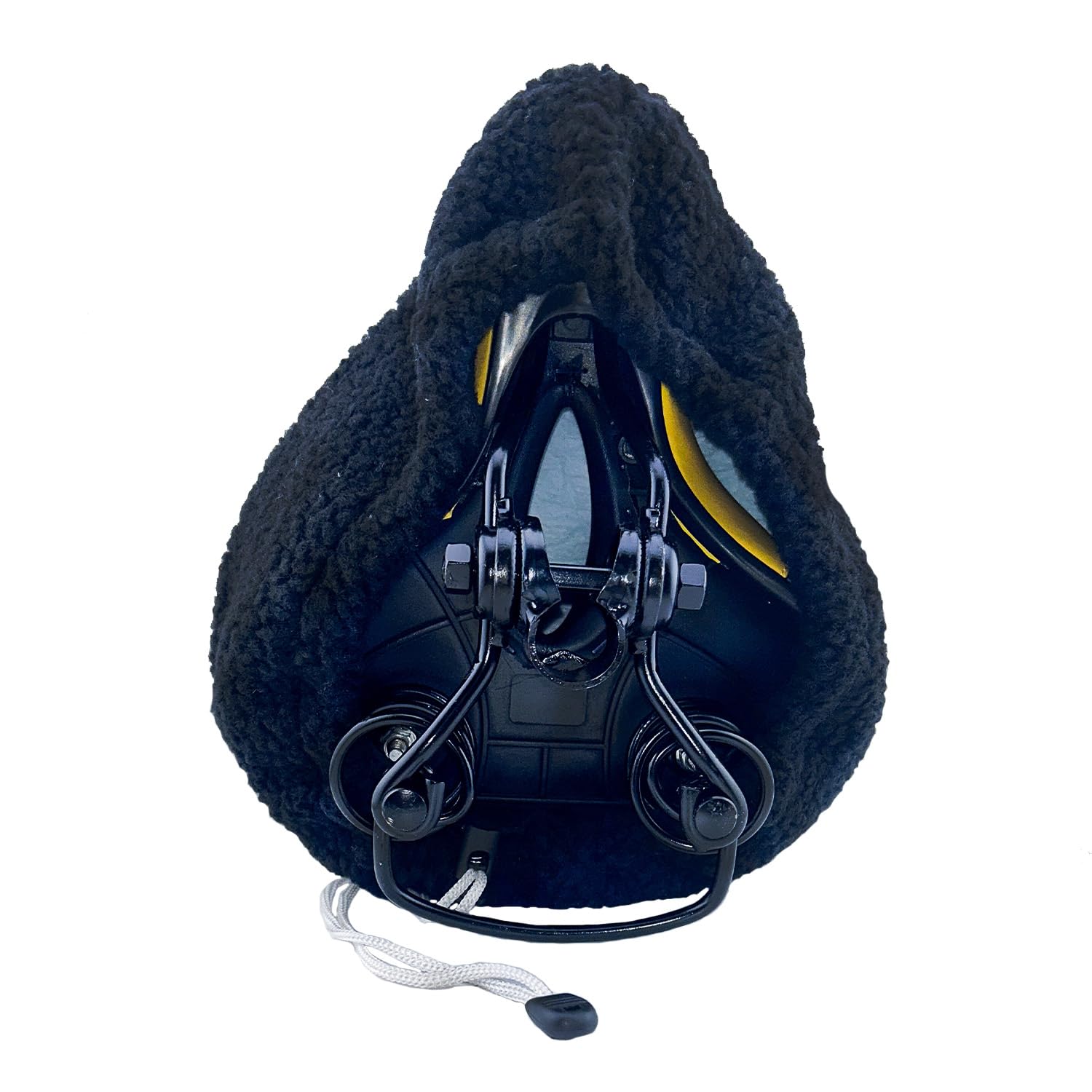 Alveytech Black Universal Fleece Seat Cover For Bike & Scooter Seats