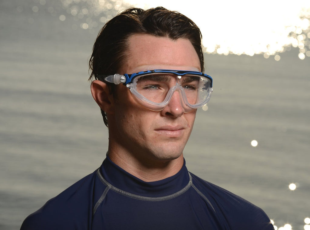 Cressi Skylight, Clear-Black/Blue, Clear Lens [Duplicate]