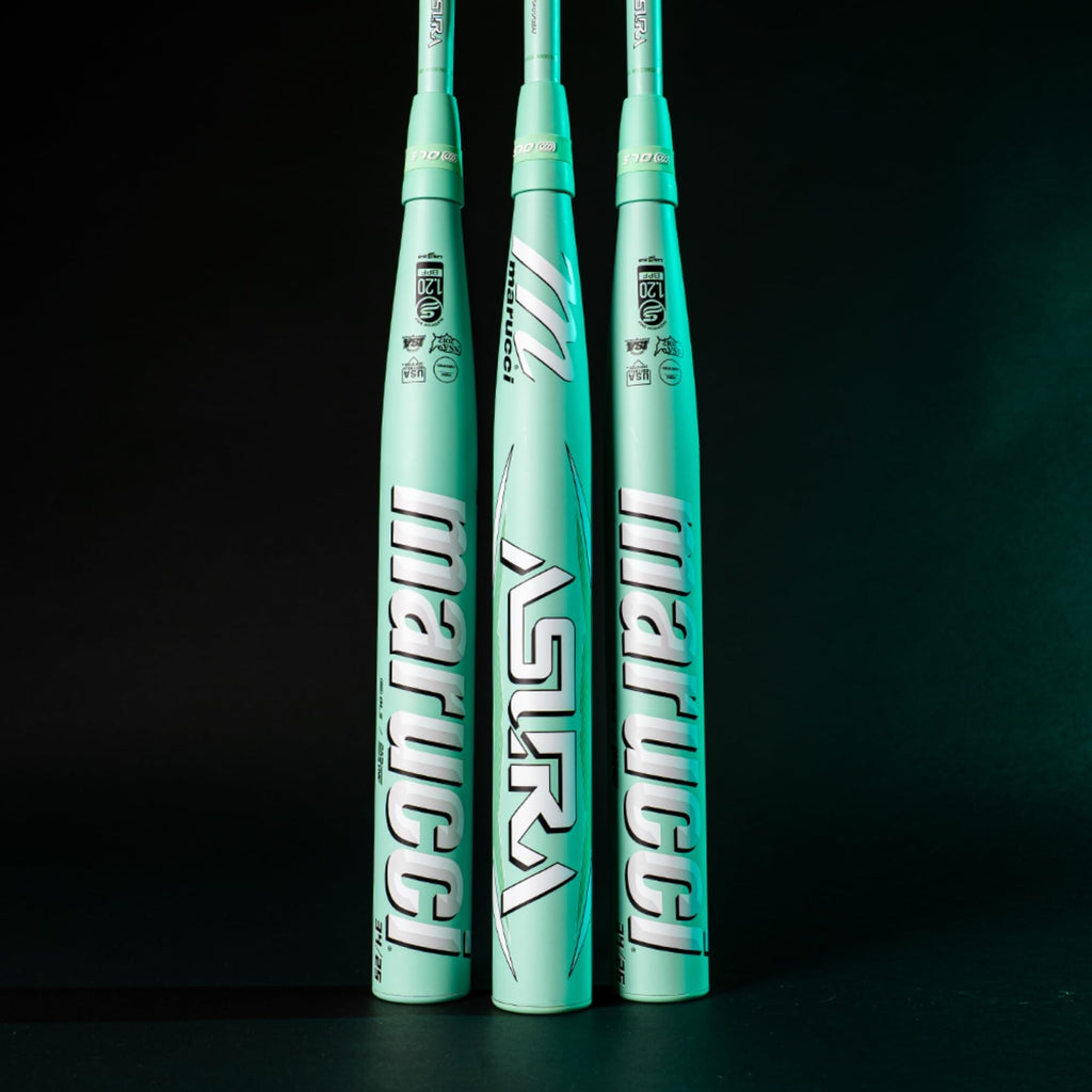 Marucci, Asura Fastpitch Softball Bat, Composite, -10 Drop, Mint, 30 / 20 oz