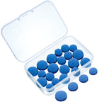 Gejoy 20 Pieces Billiard Pool Cue Tips Pool Cue Tips Replacement Kit Pool Stick Tips Billiard Cue Tips With Storage Box For Pool