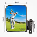 10L0L Golf Cart Side Mirrors Compatible With Yamaha Club Car Ez-Go And Others Round Or Square Tube Golf Cart Roof Bracket, No-Dr